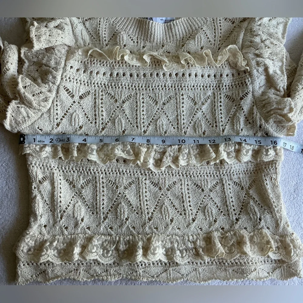 Zara cream lace
